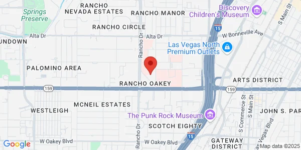 Map of 901 Rancho Ln Ste 180 Las Vegas, NV 89106