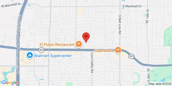 Map of 2307 Oak Ln Suite Ste 120 Grand Prairie, TX 75051
