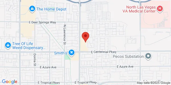 Map of 6520 Losee Rd Ste 110 North Las Vegas, NV 89086