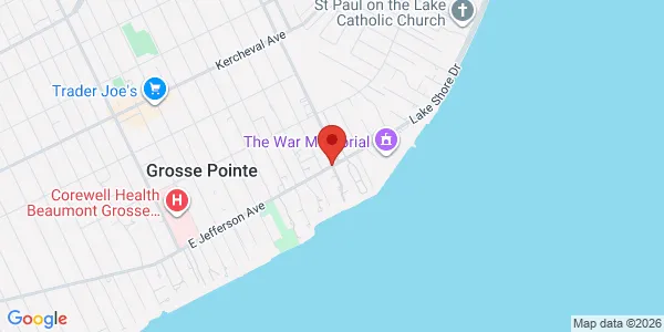 Map of 24725 E Jefferson Ave St. Clair Shores, MI 48080