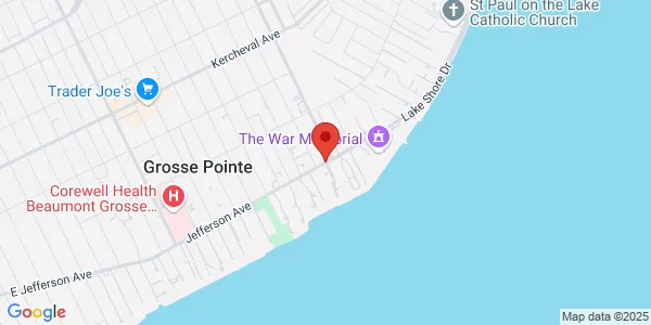Map of 24725 E Jefferson Ave St. Clair Shores, MI 48080