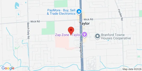 Map of 24555 Haig St Taylor, MI 48180