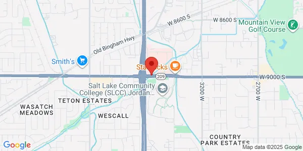 Map of 3590 W 9000th S Ste 105 West Jordan, UT 84088