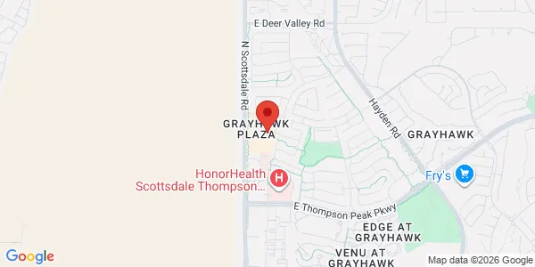 Map of 20745 N Scottsdale Rd Ste 110 Scottsdale, AZ 85255