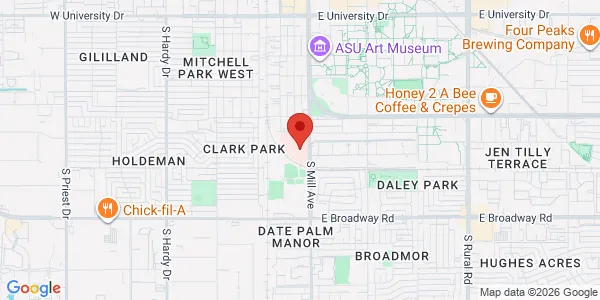Map of 1500 S Mill Ave Tempe, AZ 85281