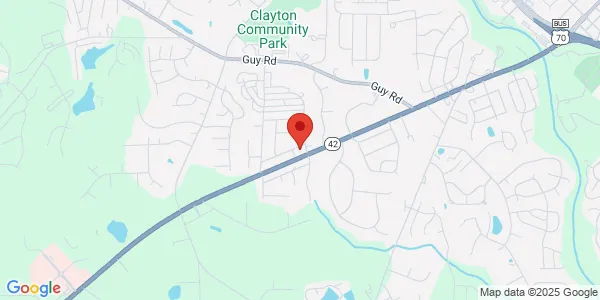 Map of 236 Butternut Ln Clayton, NC 27520