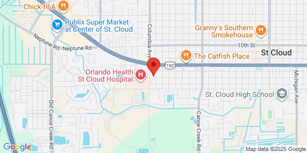 Map of 1495 Budinger Ave St. Cloud, FL 34769
