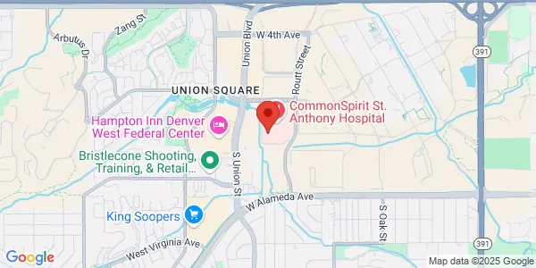 Map of 11700 W 2nd Pl Lakewood, CO 80228