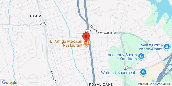 Map of 1706 S Cannon Blvd Ste 101 Kannapolis, NC 28083