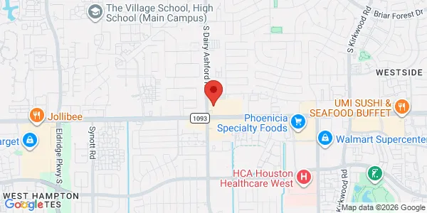Map of 12586 Westheimer Rd Houston, TX 77077