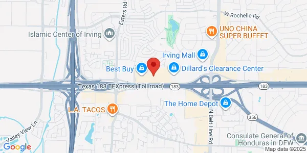 Map of 3917 W Airport Fwy Irving, TX 75062