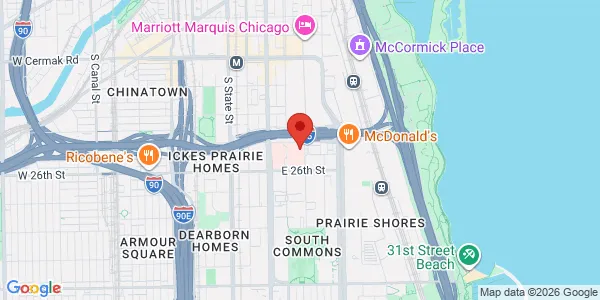 Map of 2525 S Michigan Ave Chicago, IL 60616
