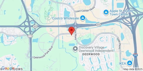 Map of 10618 Deerwood Park Blvd Ste 4 Jacksonville, FL 32256