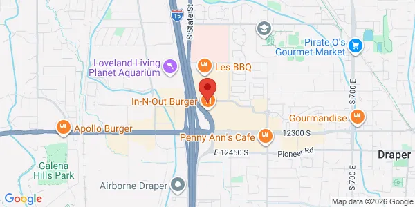 Map of 75 E 12300 S Ste 100 Draper, UT 84020