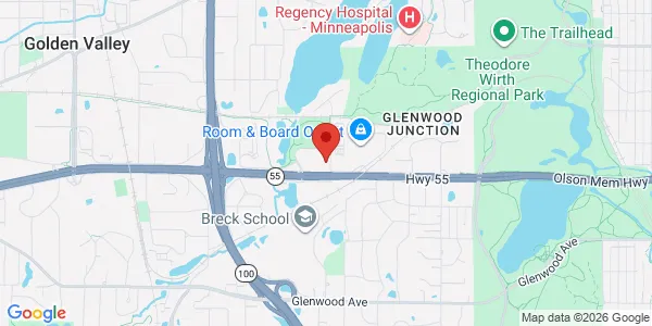 Map of 4800 Olson Memorial Hwy Ste 250 Minneapolis, MN 55422