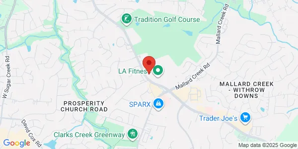 Map of 3210 Prosperity Church Rd Ste 103 Charlotte, NC 28269