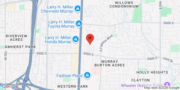 Map of 5770 South 250 East #300 Murray, UT 84107