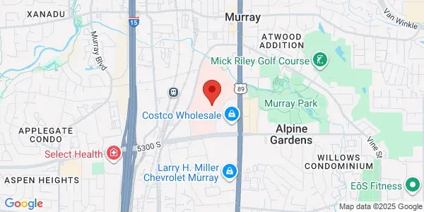Map of 5131 S Cottonwood St Ste 300 Murray, UT 84107