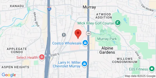 Map of 5169 S Cottonwood St Murray, UT 84107