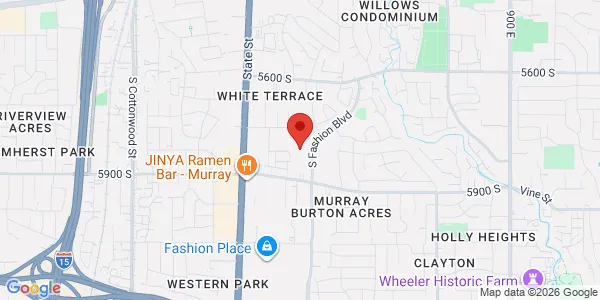 Map of 5848 S Fashion Blvd Murray, UT 84107