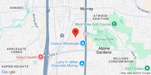 Map of 5121 Cottonwood St Murray, UT 84107