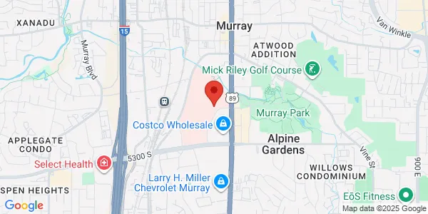 Map of 5121 South Cottonwood St Murray, UT 84107