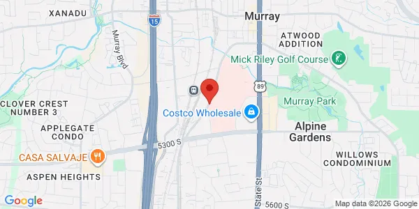 Map of 5121 South Cottonwood St Murray, UT 84107