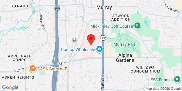 Map of 5131 South Cottonwood St #100 Murray, UT 84107