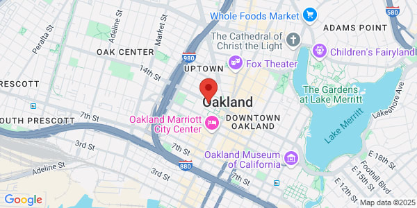 Map of 1300 Clay St Ste 165 Oakland, CA 94612