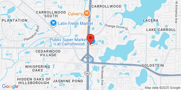 Map of 10007 N Dale Mabry Hwy Tampa, FL 33618