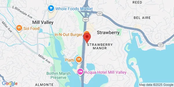 Map of 750 Redwood Hwy Frontage Rd Ste 1206 Mill Valley, CA 94941