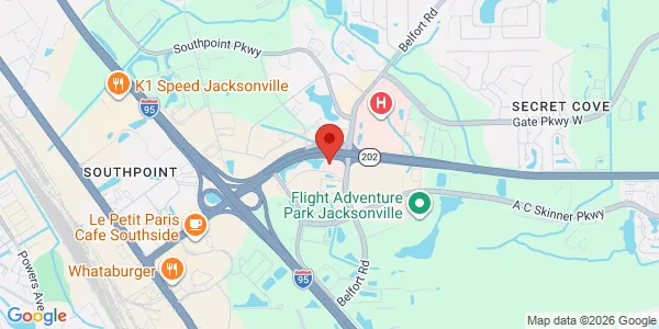 Map of 4800 Belfort Rd Jacksonville, FL 32256