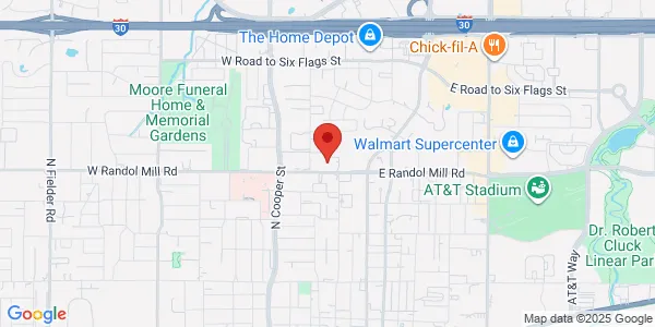 Map of 351 W Randol Mill Rd Ste 131 Arlington, TX 76011
