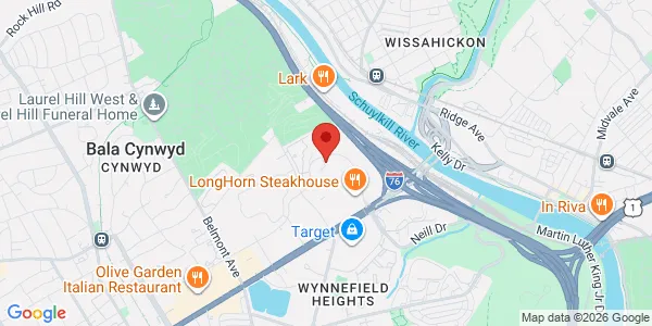 Map of 130 Presidential Blvd Bala Cynwyd, PA 19004