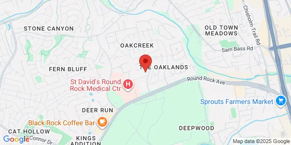 Map of 16000 Park Valley Dr Ste 130 Round Rock, TX 78681