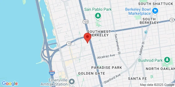 Map of 3100 San Pablo Ave Ste 300 Berkeley, CA 94702