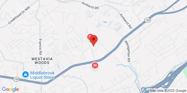 Map of 1400 Dowell Spring Blvd Ste 200 Knoxville, TN 37909