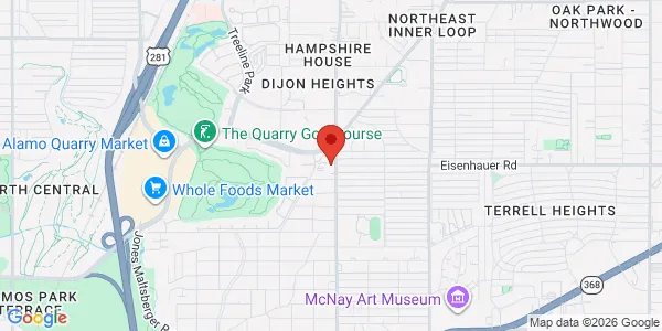 Map of 7373 Broadway Ste 403 San Antonio, TX 78209