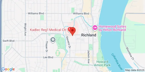 Map of 833 Swift Blvd Richland, WA 99352