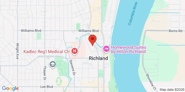 Map of 1135 Jadwin Ave Richland, WA 99352