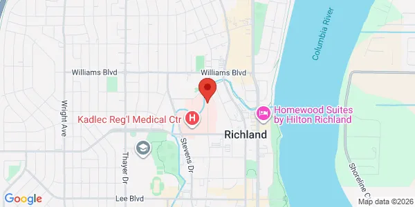 Map of 1100 Goethals Dr Ste 102 Richland, WA 99352