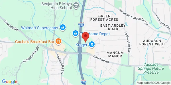 Map of 1175 Cascade Pkwy Atlanta, GA 30311