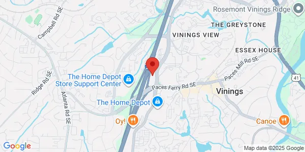 Map of 2525 Cumberland Pkwy SE Atlanta, GA 30339