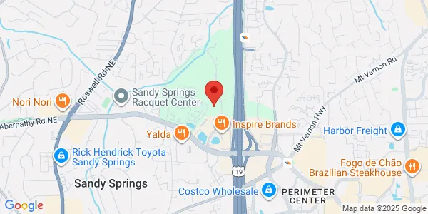 Map of 20 Glenlake Pkwy NE Sandy Springs, GA 30328