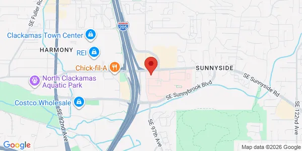 Map of 9800 SE Sunnyside Rd Clackamas, OR 97015