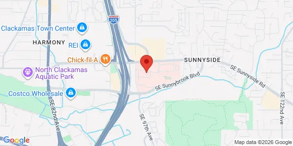 Map of 10100 SE Sunnyside Rd Clackamas, OR 97015