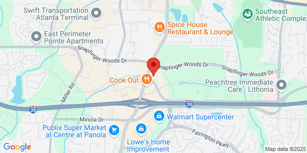 Map of 5440 Hillandale Dr Lithonia, GA 30058