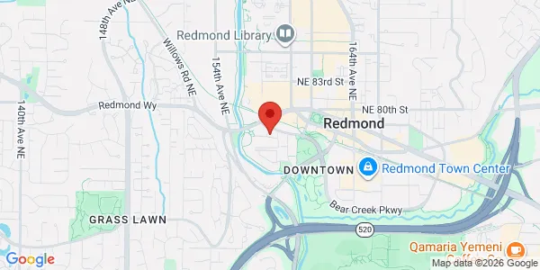 Map of 15809 Bear Creek Pkwy Redmond, WA 98052