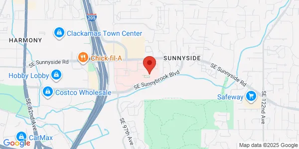 Map of 10180 SE Sunnyside Rd Clackamas, OR 97015