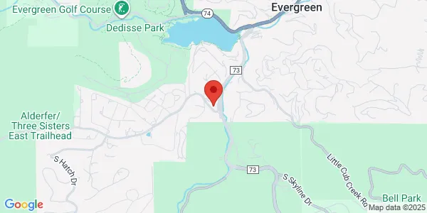 Map of 28577 Buffalo Park Rd Ste 100 Evergreen, CO 80439
